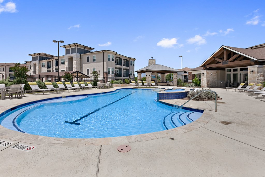 our apartments have a large swimming pool at our apartments