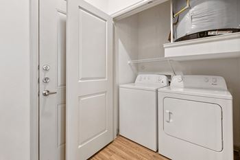 Full-Size Washer and Dryer Included