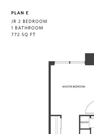 Two Bedroom Floor Plan