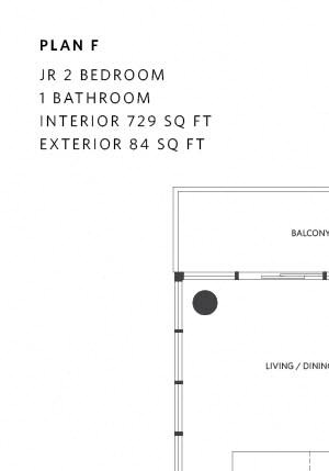 Two Bedroom Floor Plan