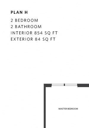 Two Bedroom Floor Plan
