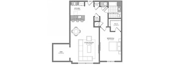 a schematic of a floor plan of a house