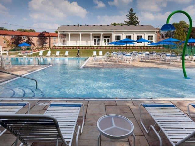 Pool Area with Lounge Chairs