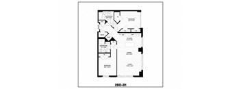 2 Bed/2 Bath-B1