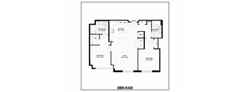 2 Bed/2 Bath-KAD