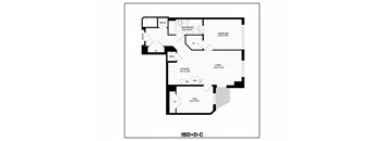 1 Bed/1 Bath Den-C