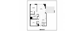 1 Bed/1 Bath Den-D