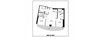 2 Bed/2 Bath Den-DAD