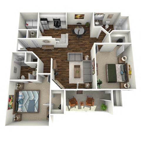 1200 Landing Ln 1-3 Beds Apartment for Rent - Photo Gallery 4