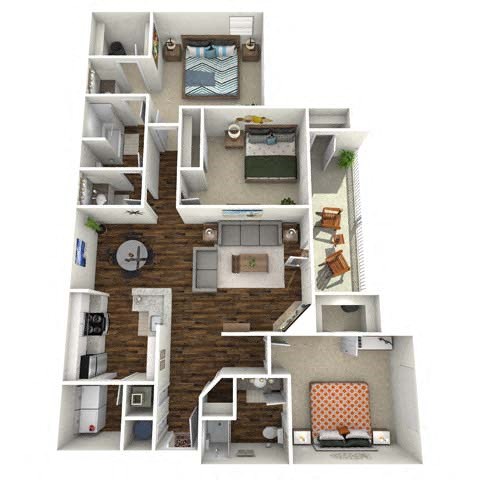 1200 Landing Ln 1-3 Beds Apartment for Rent - Photo Gallery 5