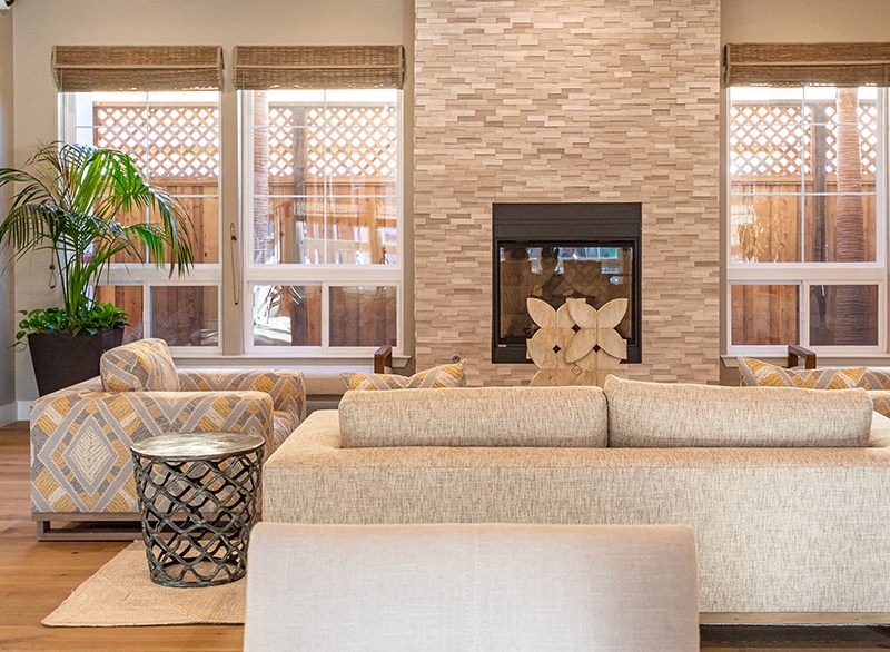 Clubhouse with Fireplace at The Village at Vintage Ranch in American Canyon, CA 94503