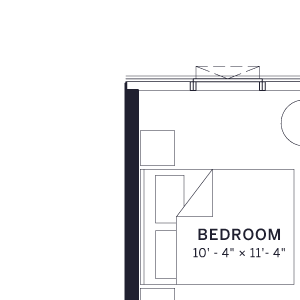 Lincoln Common Sheffield Two Bedroom Floor Plan