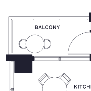 Lincoln Common Armitage Two Bedroom Floor Plan