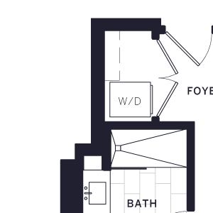 Lincoln Common Wilton Two Bedroom Floor Plan
