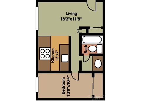 1400 Utah Street Studio-2 Beds Apartment for Rent - Photo Gallery 14