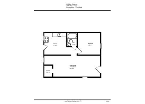 at Holiday Gardens, Lakewood, 80214