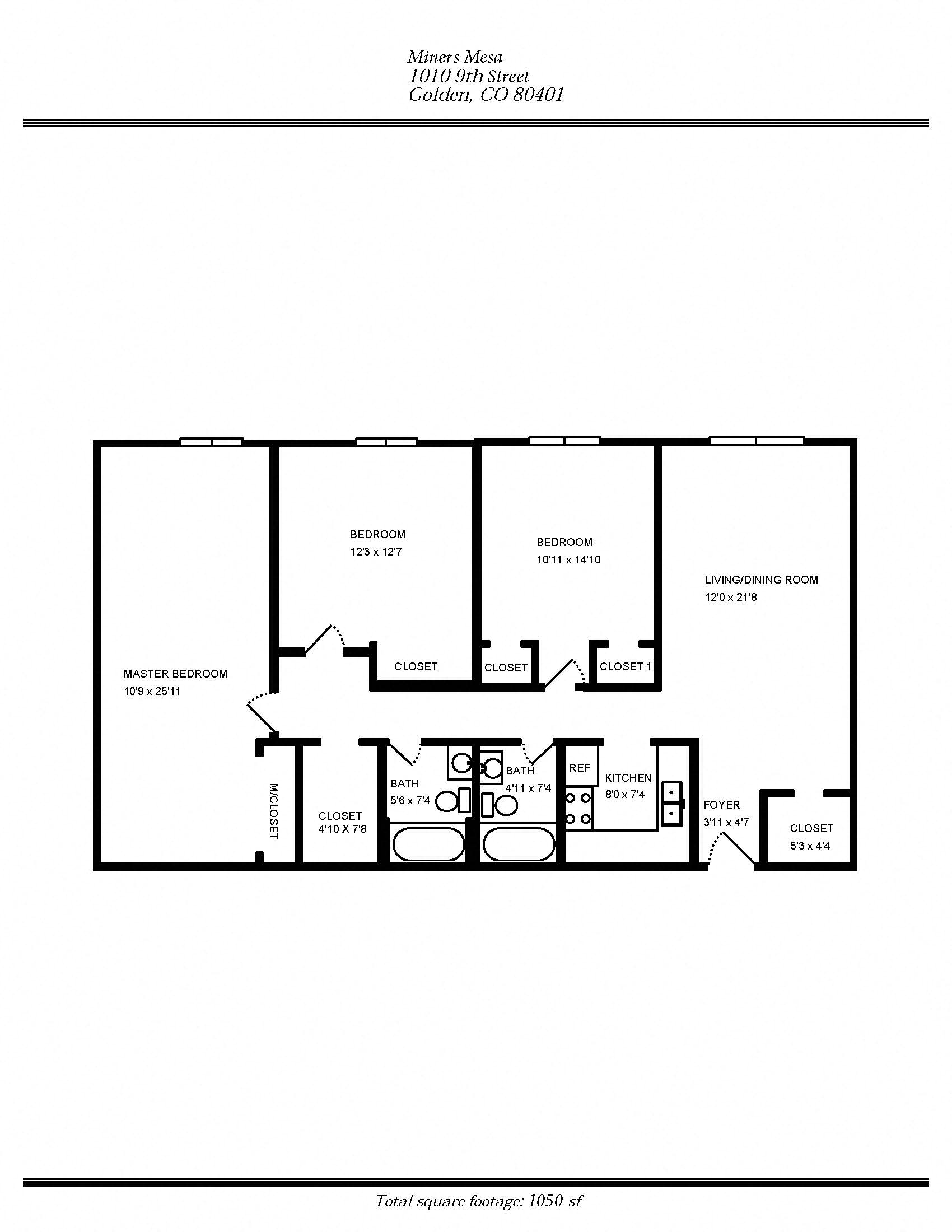 3 BEDROOM- Miners Mesa