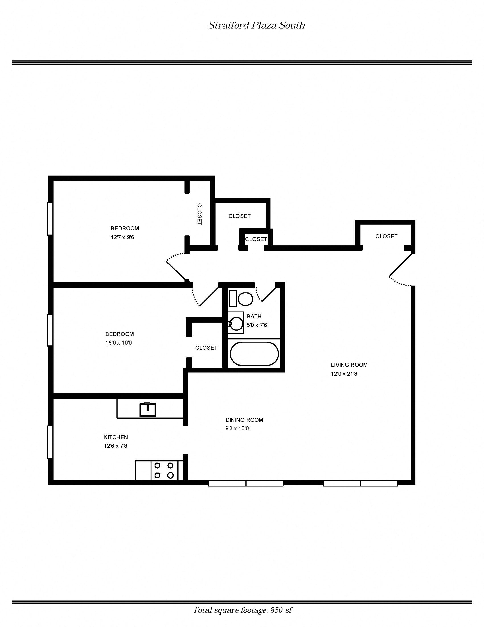 TWO BEDROOM