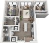 1A1 Den Gables Old Town North 1A1 Den Floorplan