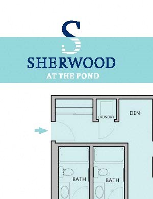 Two Bedrooms + Den + 2 Bathrooms