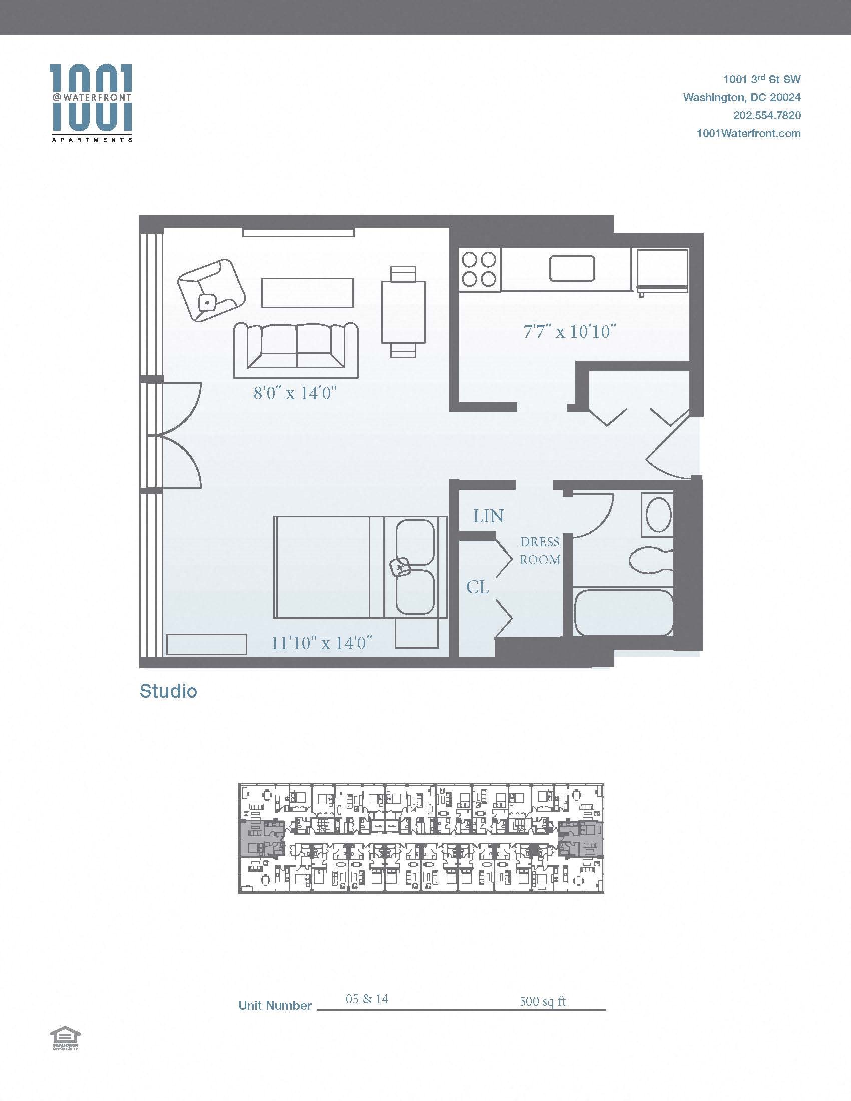 Floor Plans Of 1001 Waterfront In Washington Dc