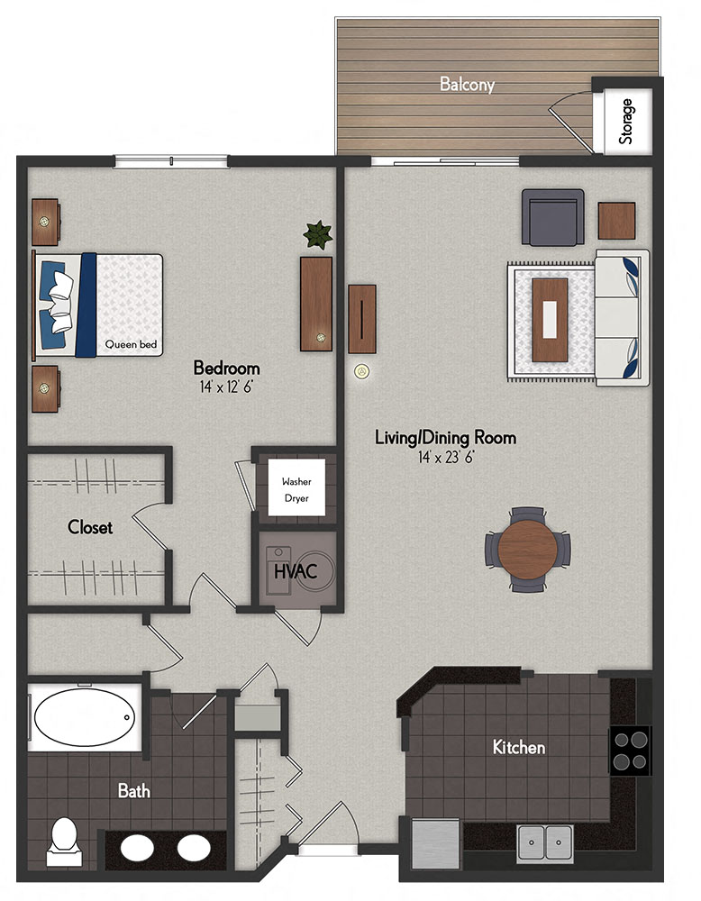 1365 S 101st St 1-3 Beds Apartment for Rent - Photo Gallery 19