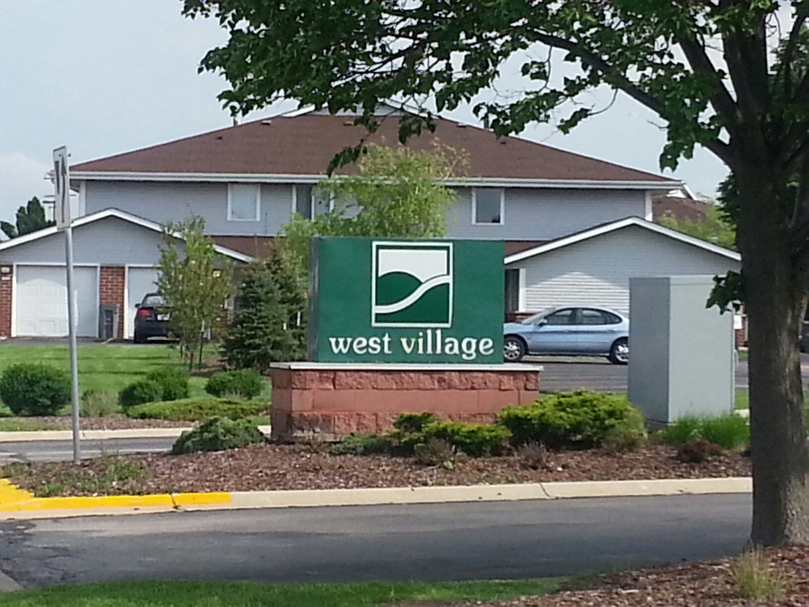 the sign in front of the retirement home
