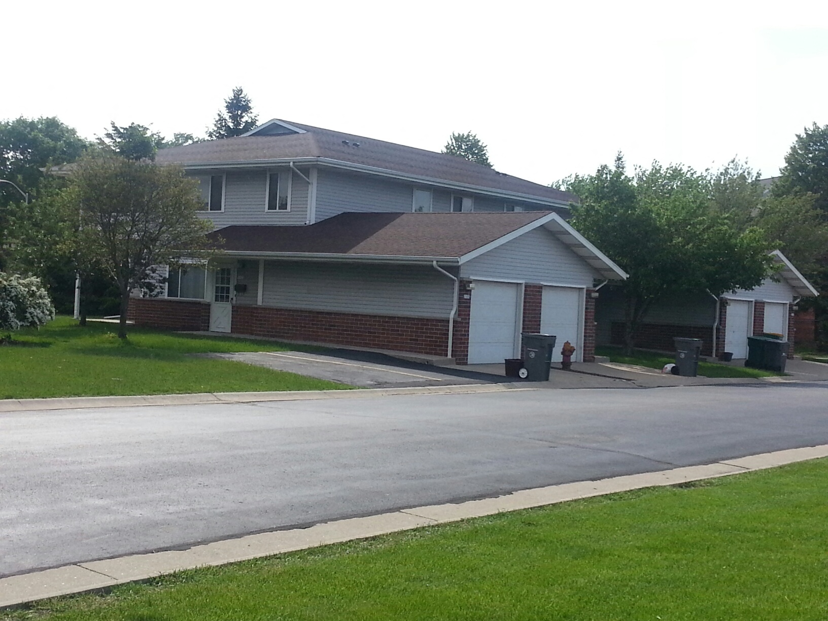 a house with a street in front of it
