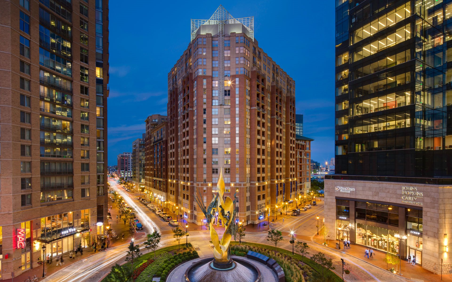 Luxury Harbor East Apartments Baltimore, MD Spinnaker Bay