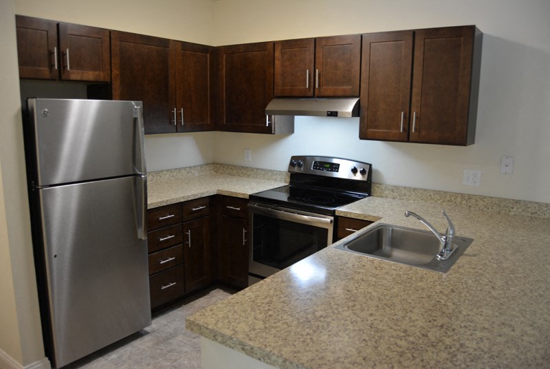 New Apartments Kitchen with Stainless Steel