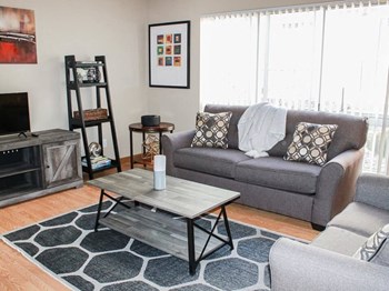 living room in The Gates of Rochester Apartments - Photo Gallery 2