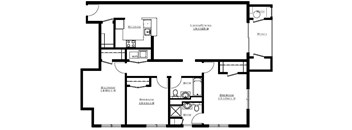 Parkside Commons Three Bedroom Apartment in Chelsea