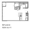 The Commons Studio Floorplan The Commons Studio Layout