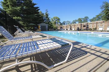 This is a photo of the pool at Red Bank Reserve Apartments in Cincinnati, OH