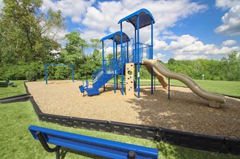 This is a photo of the playground at Lisa Ridge Apartments in Cincinnati, OH