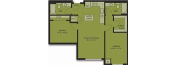 Two Bedroom D1
