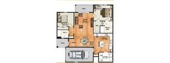 Palmetto 2 Bedrooms, 2 Bathrooms