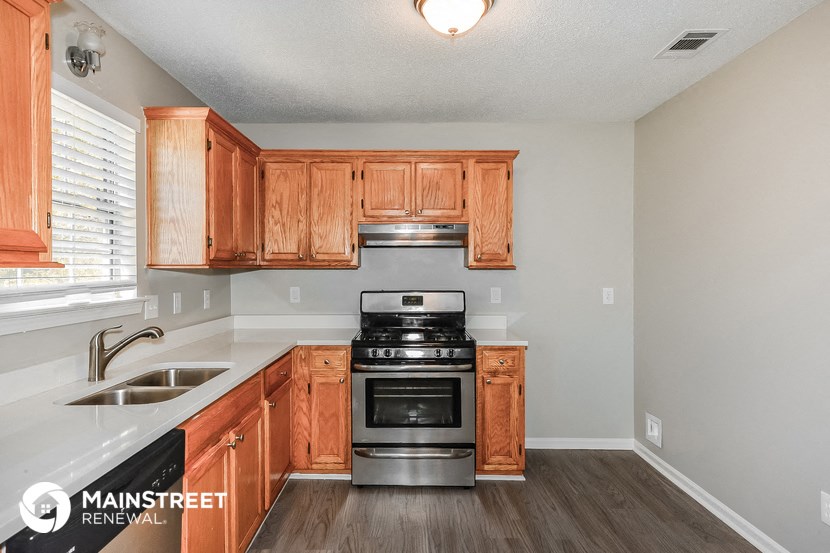 the kitchen is clean and ready for us to use