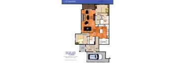 Camden 2 Bedrooms, 2 Bathrooms