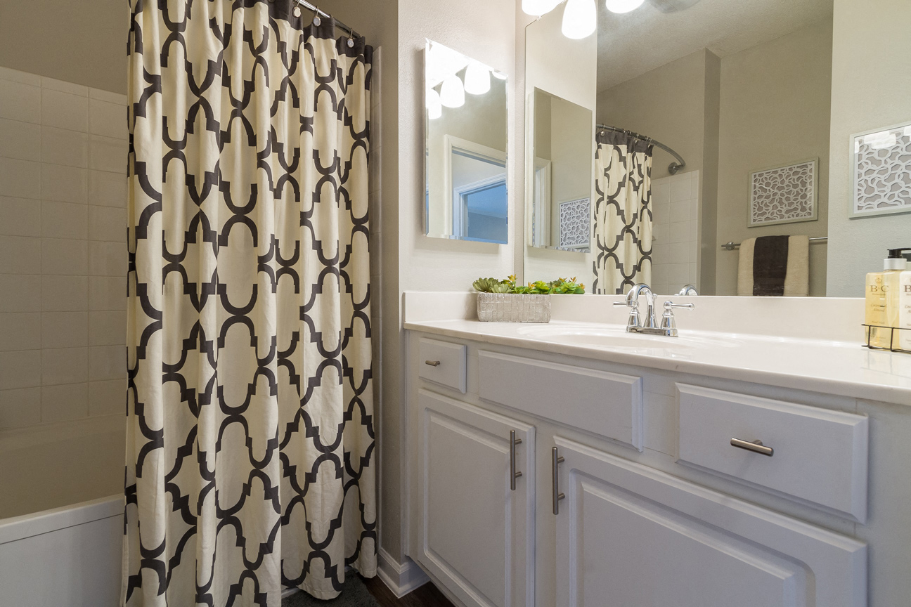 Bathroom at The Preserve at Tampa Palms Apartments in Tampa, FL