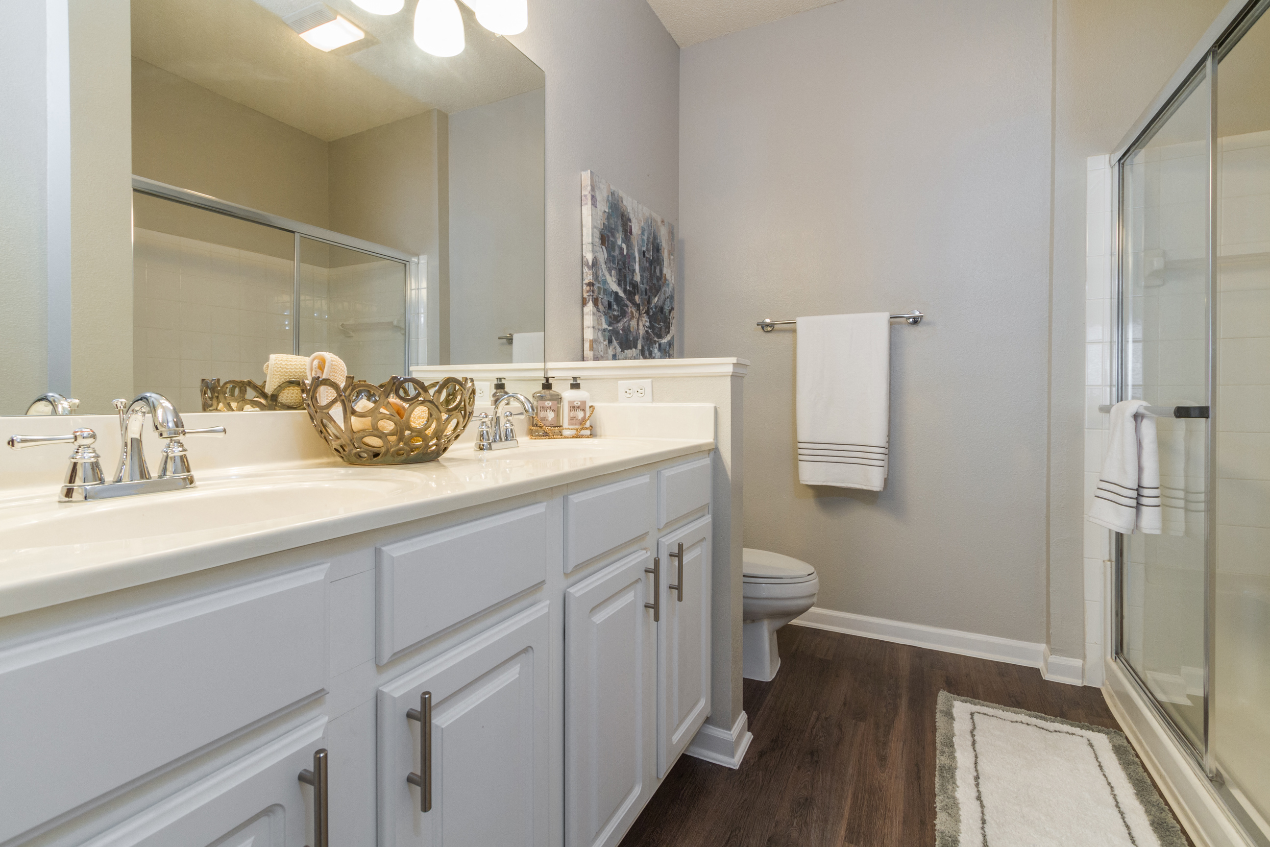 Bathroom at The Preserve at Tampa Palms Apartments in Tampa, FL