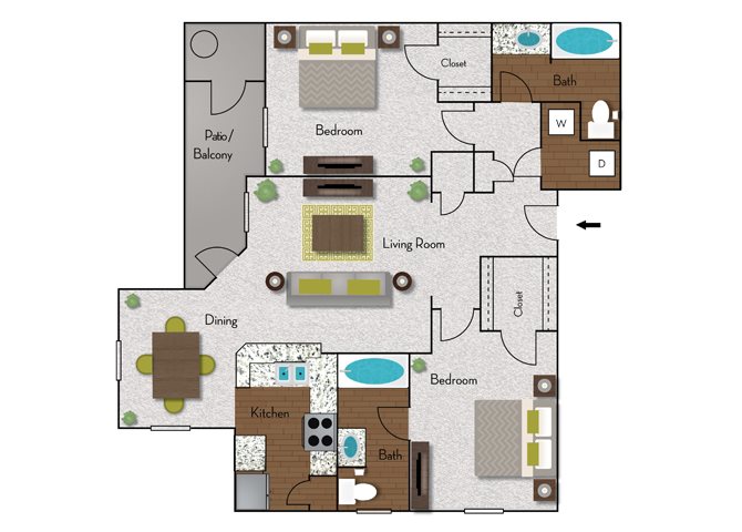 Cimarron floor plan
