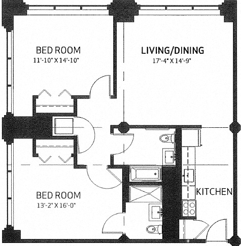 2 Bedrooms