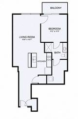 Studio apartment at The Ascher North Tower Apartments in Charlotte