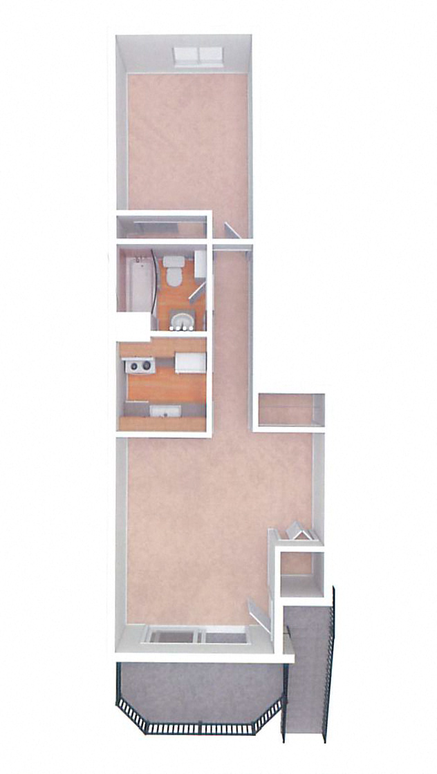 Aztec Junior 608sqft