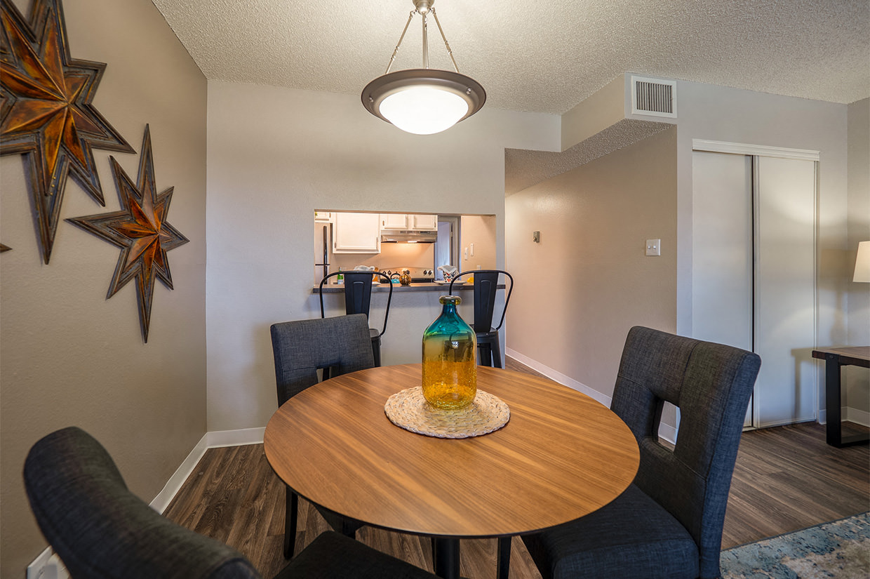 Furnished Dining Room