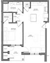 1 Bedroom Floor Plan 1 Bedroom Floor Plan