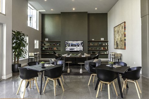 Social common area with TV