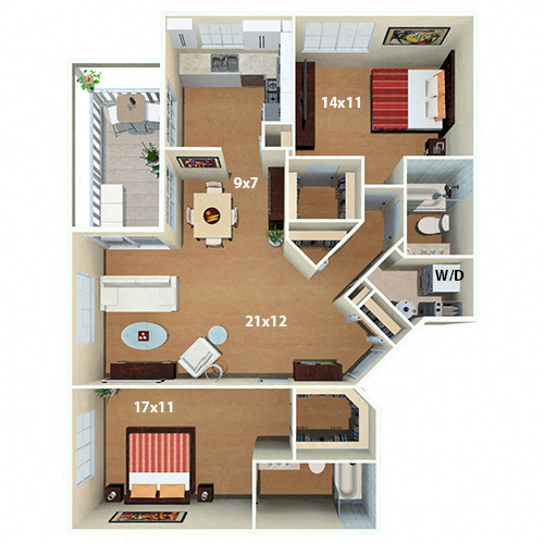 2 Bedroom