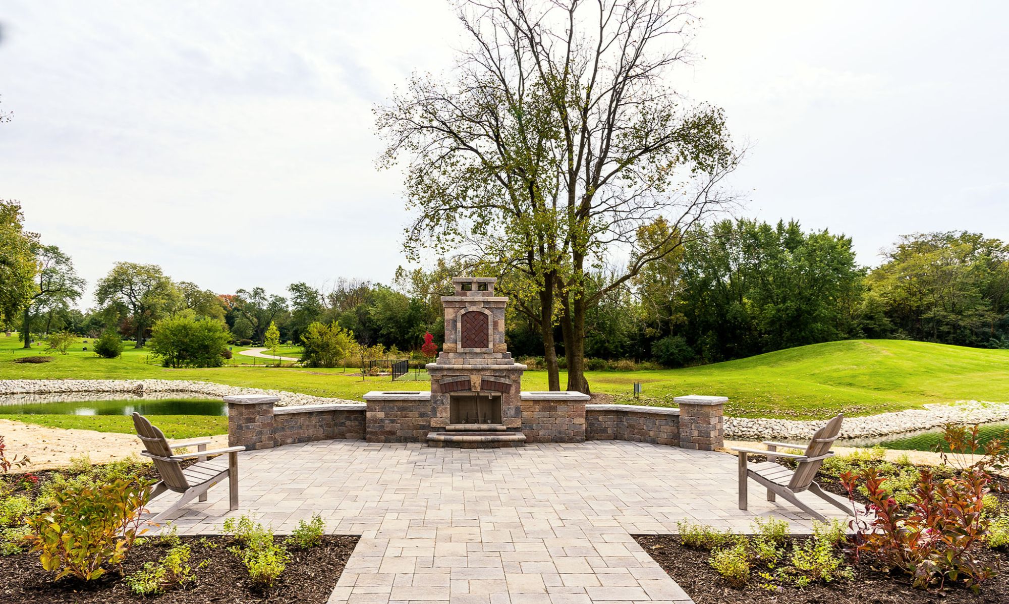 Grilling Station at Westmont Village, Westmont, IL, 60559